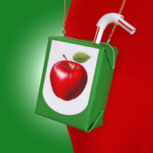APPLE JUICE CARTON PURSE
