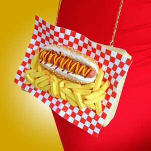 HOTDOG FASTFOOD TRAY PURSE