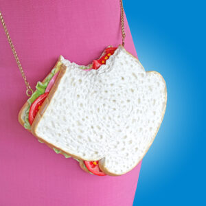 HALF-EATEN SANDWICH PURSE