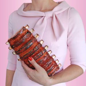 SPARERIBS CLUTCH PURSE